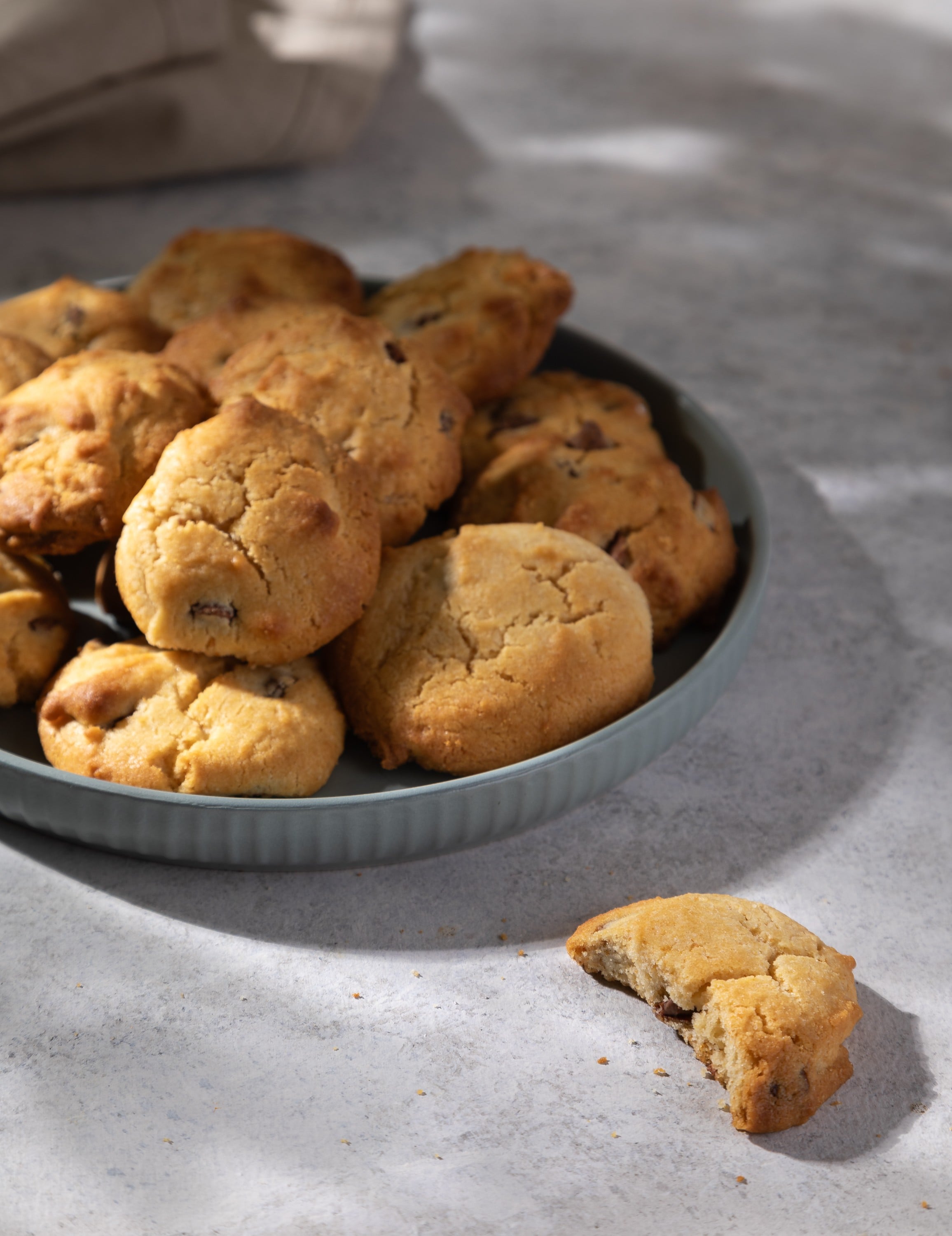 Fresh homestyle cookies photographed by Steve Wickenton of Simply Food Photography